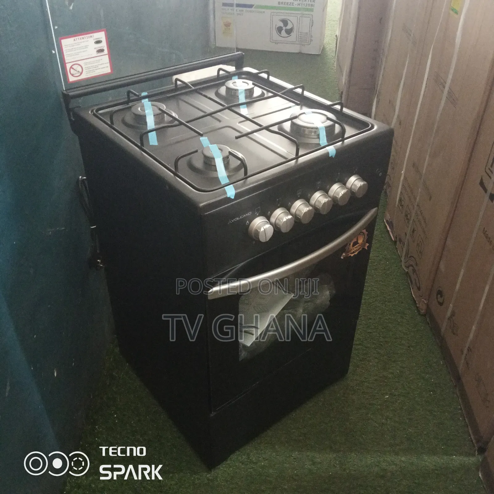Unique Gas Cooker With Oven 4 Burner Gas Cooker Volcano
