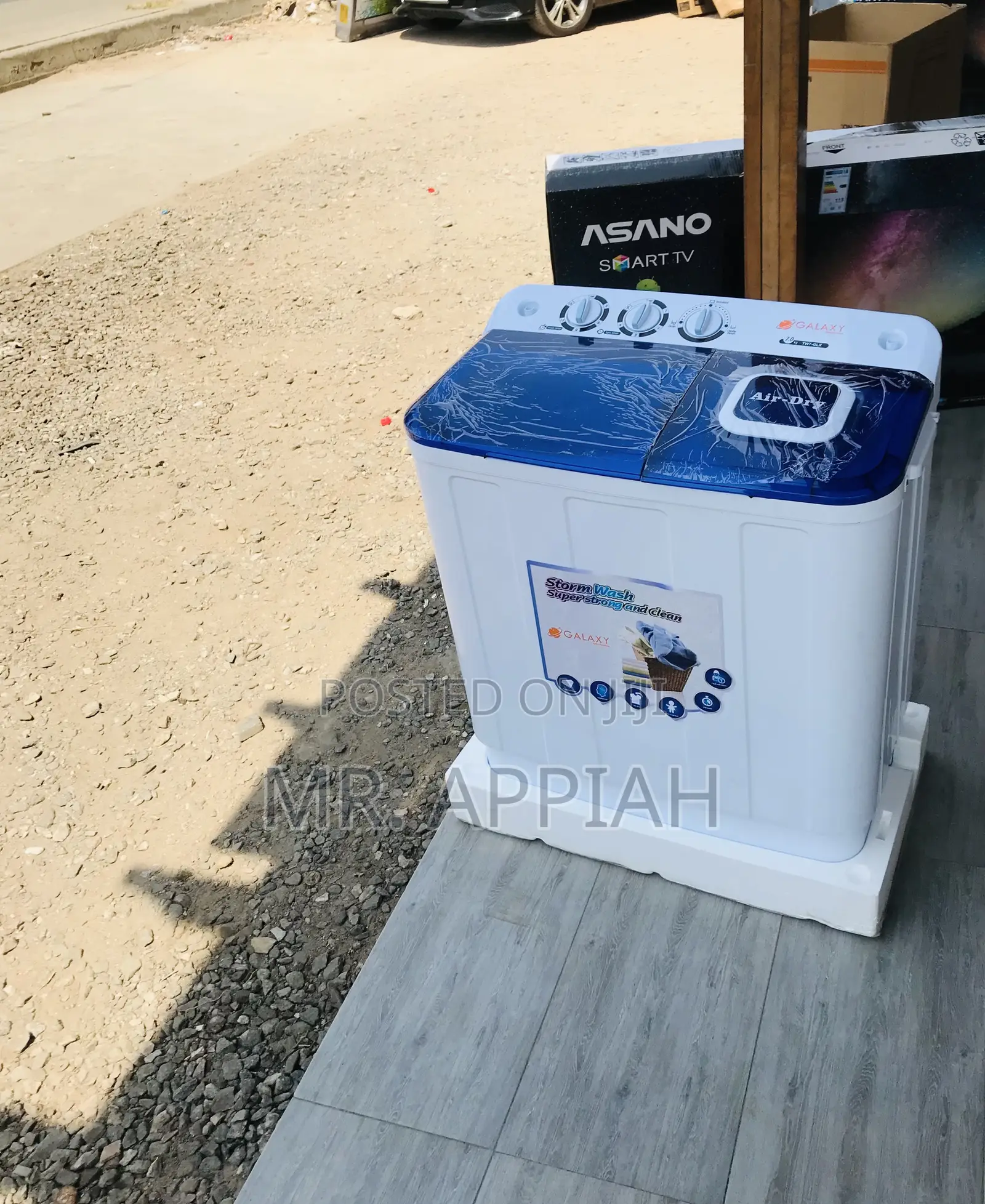 Wash and Spin Galaxy 5kg Top Load Washing Machine.