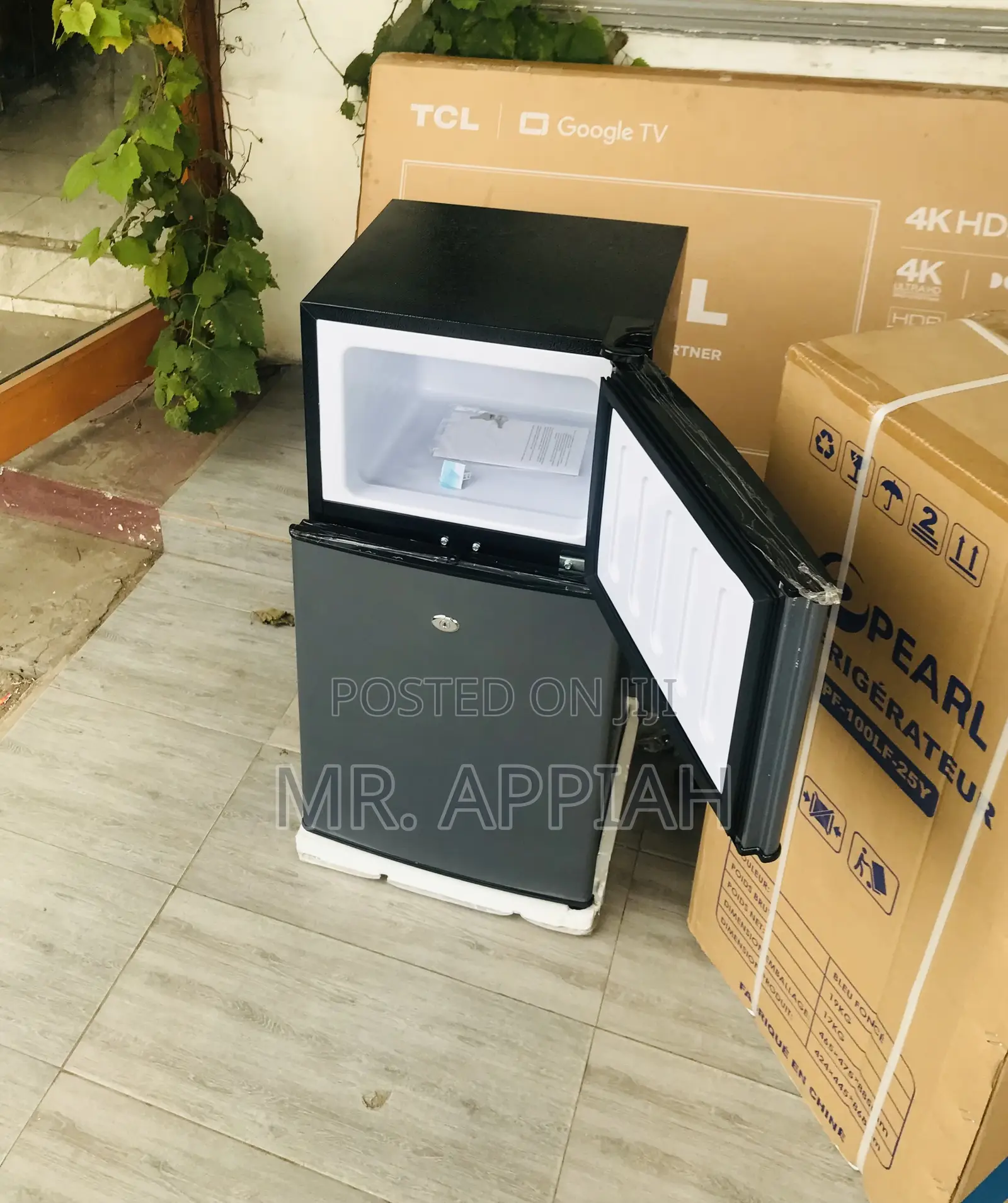 Keep It Fresh With Pearl Table Top Double Door Fridge.
