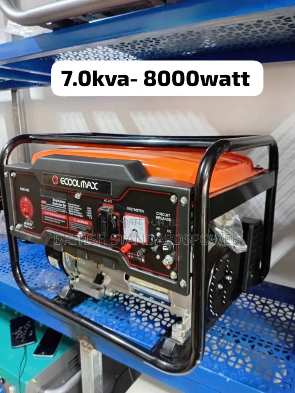 Efficient Petrol 7.0kva -80000watts With Less Fuel Intake