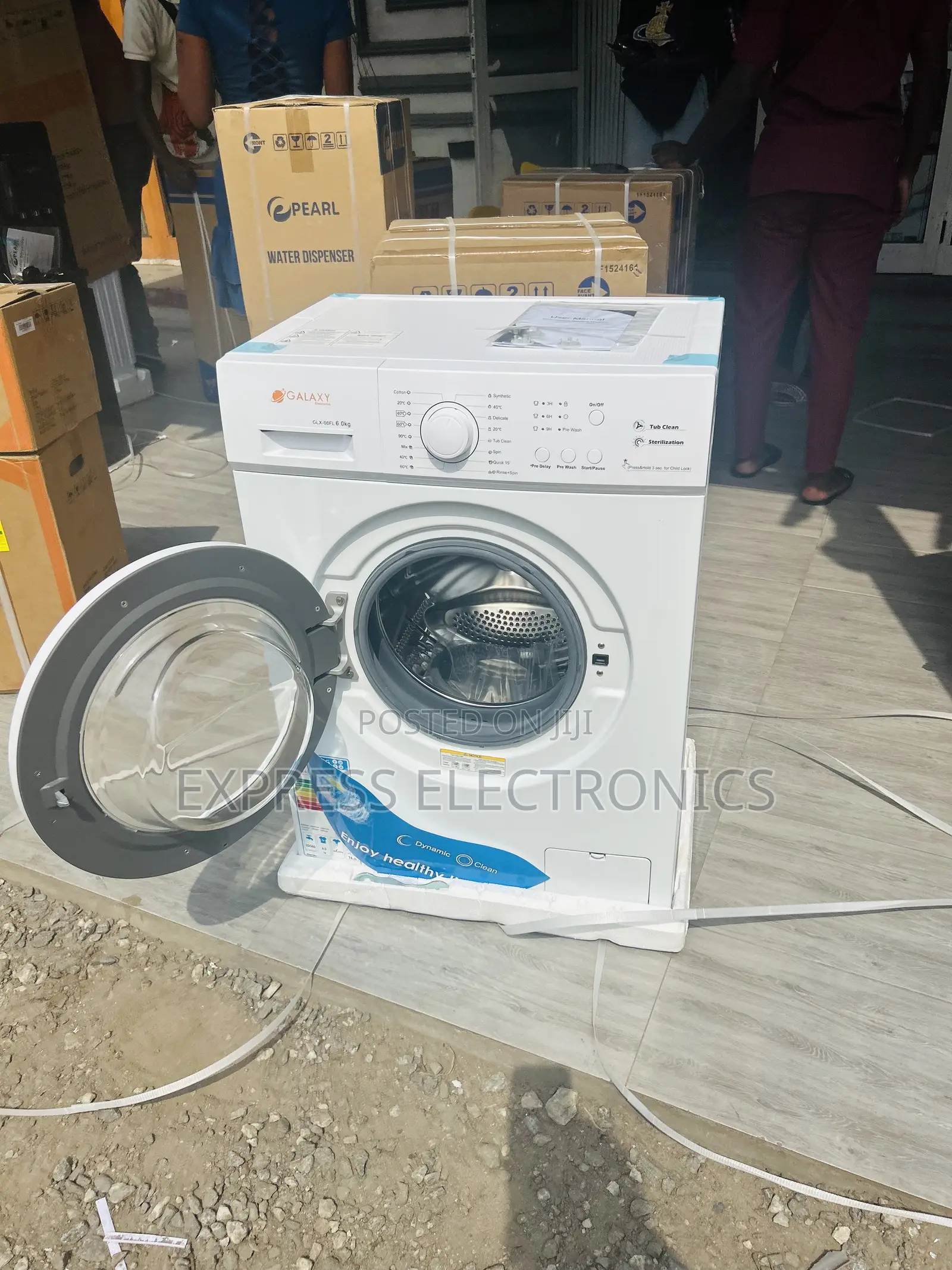 Anti Rust Body White WM Full Auto Galaxy 6kg Front Load