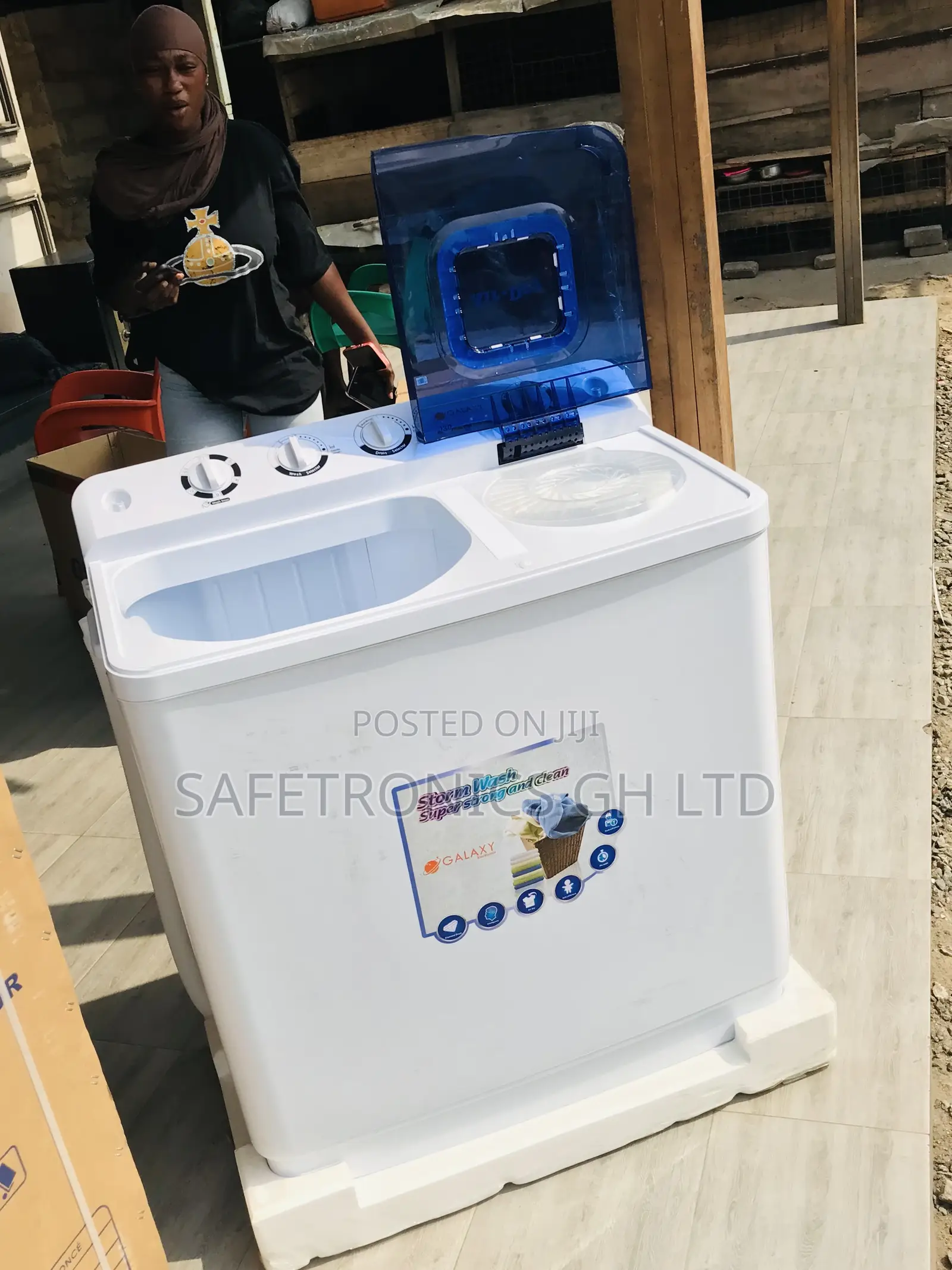 Purchase White 13kg Topload Galaxy Semiauto Washer