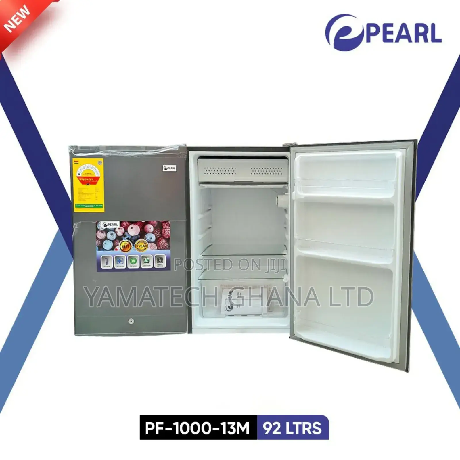 Brand New 92 Litre Pearl Table Top Fridge With Top Freezer
