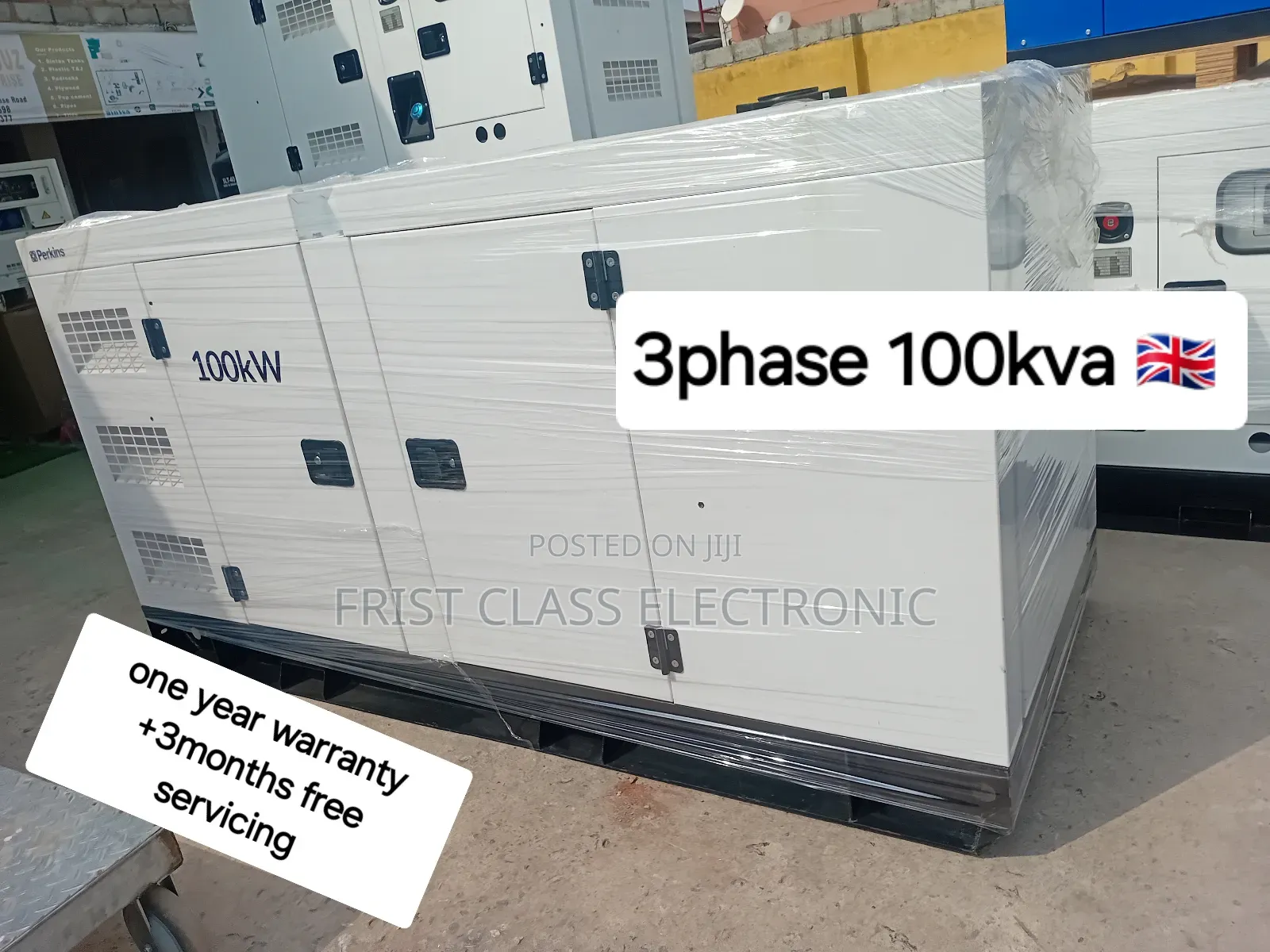 Easy Start 100kva Perkins Diesel Engine 3phase 100kva