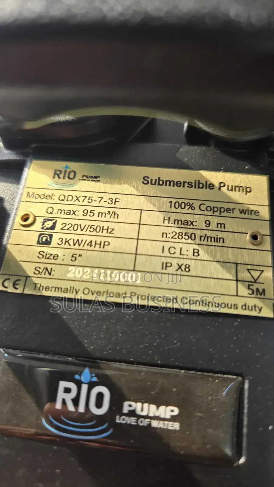 4.0 Hp Sewage Electric Pump