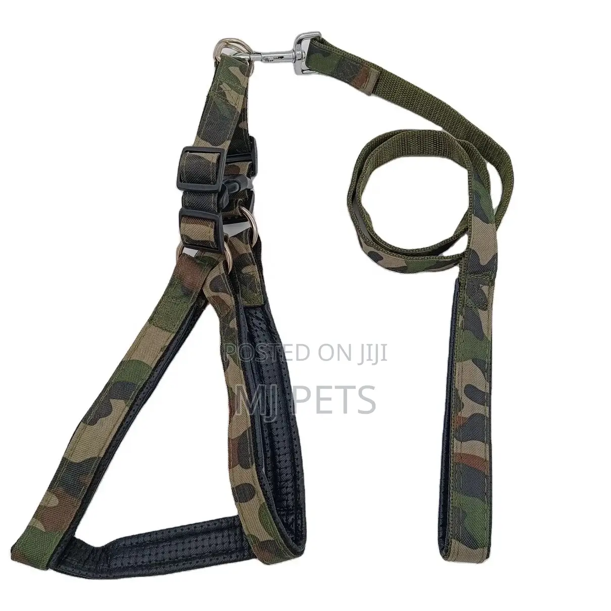 Military Nylon Leash and Harness for Big Dogs