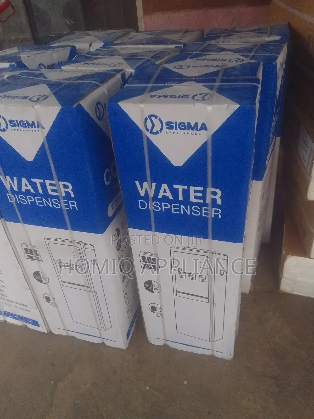 Brand New Sigma 19 LTRS 3 Tap Water Dispenser
Black