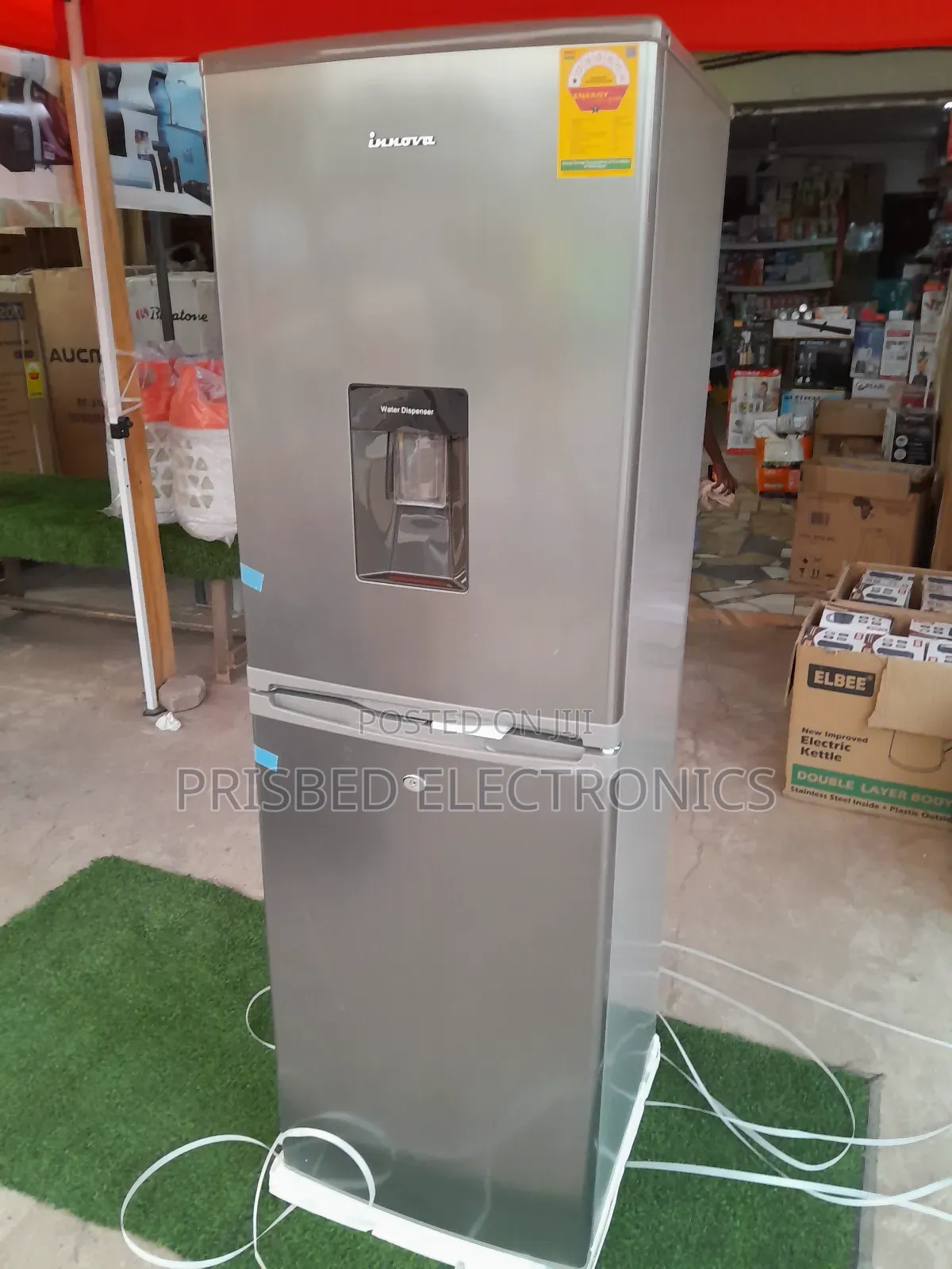 Innova Double Door Combi Fridge With Dispenser 246 Litres