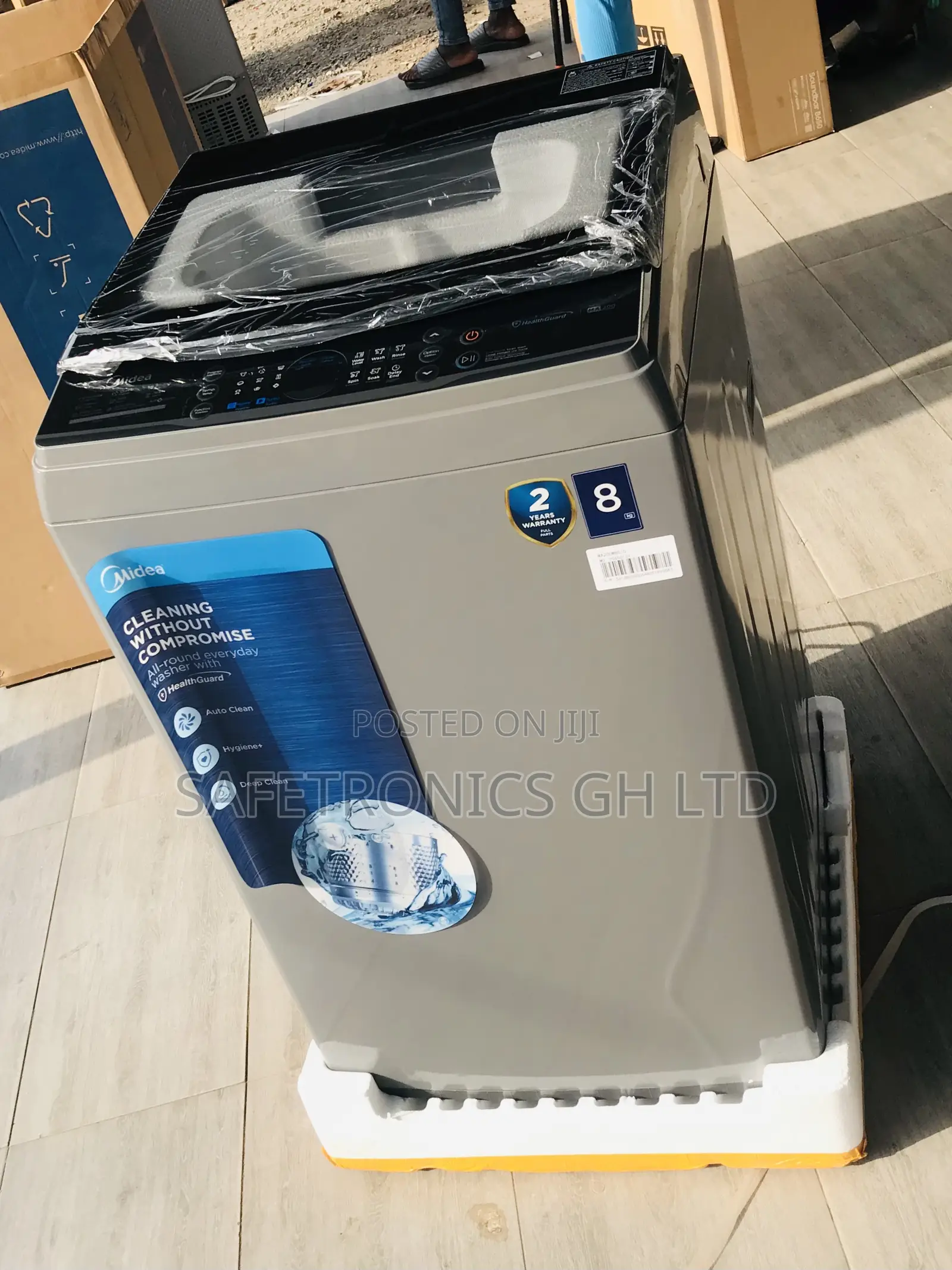 Midea Inverter 8kg Fullauto Smart Gray Washingmachine