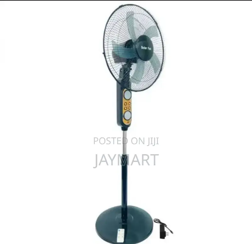 High Efficiency Adjustable 16 Inches Solar Standing Fan