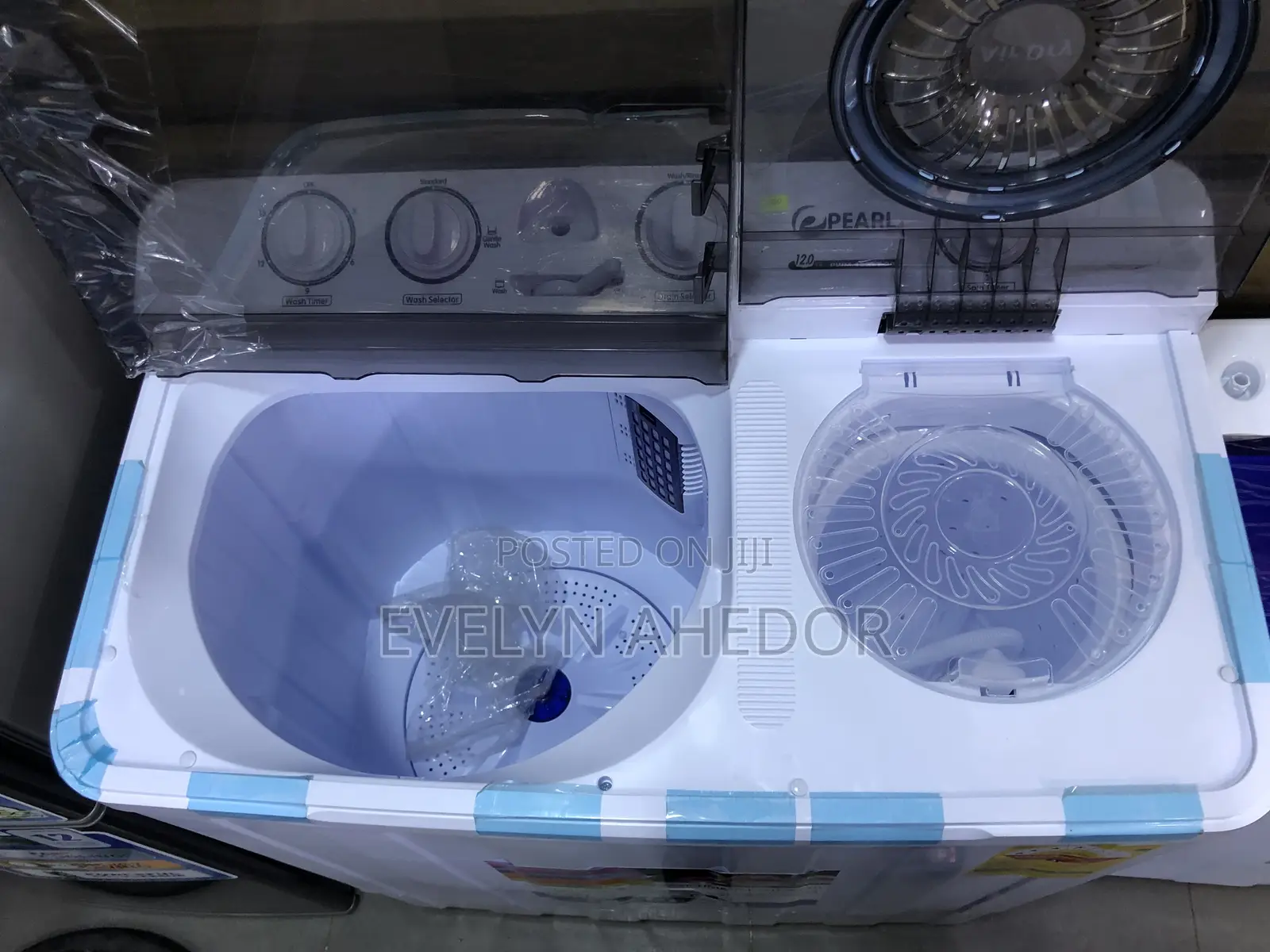 Brand New Pearl Washing Machine 12kg Twin Top Semi Automati