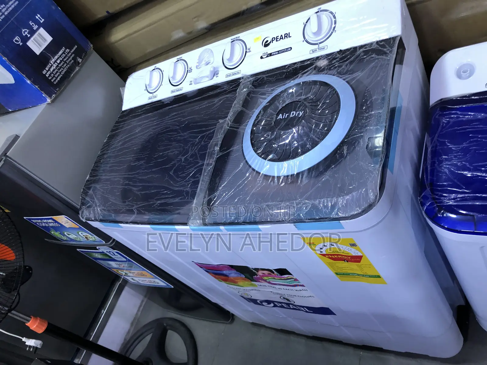 Brand New Pearl Washing Machine 12kg Twin Top Semi Automati
