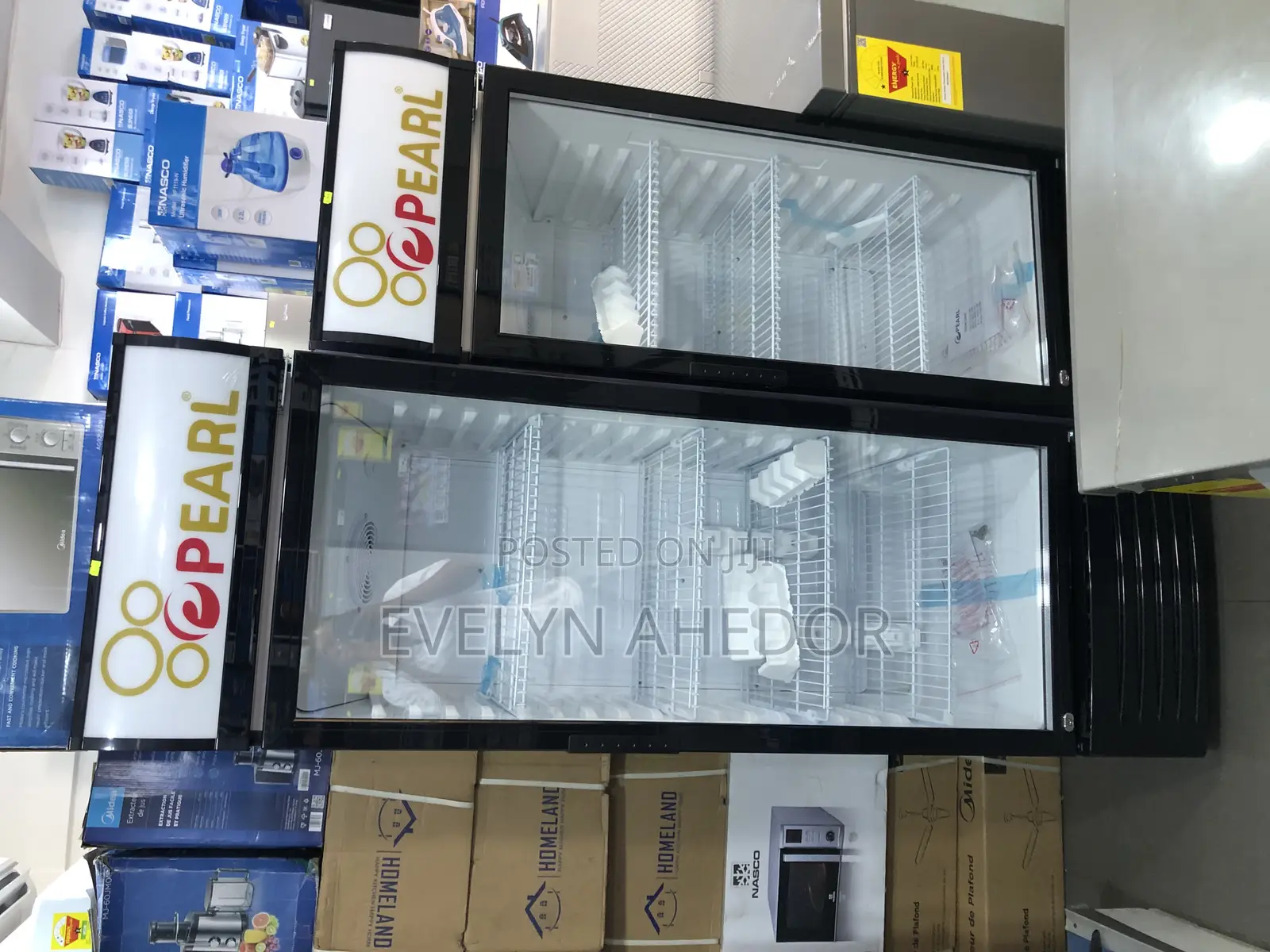 400liters Pearl Display Fridge Available as Seen
