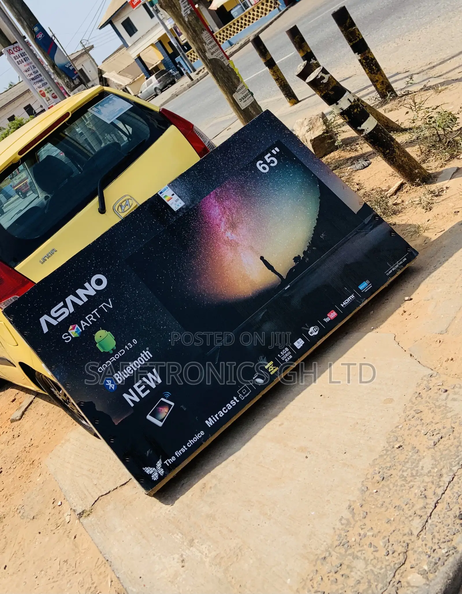 Asano Crystal Clear 65 Inch Smart UHD Led Android Tv