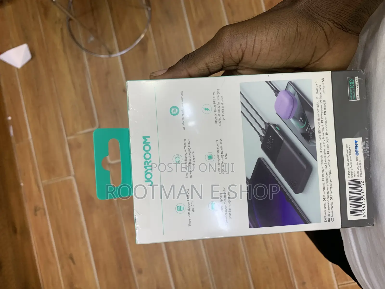 JOYROOM 25W Digital Fast Charge Mobile Powerbank 10000mah