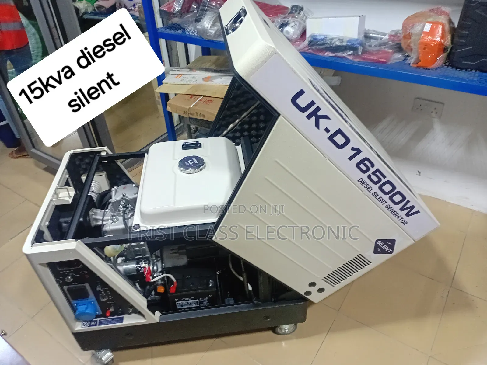 High Capacitated 15kva 16500watts Diesel UK Model Genset