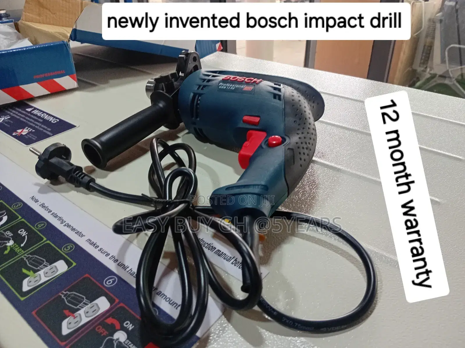 Bosch Professional GWS Electric Hand Impact Drill