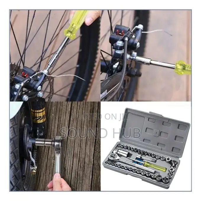 Mythco 40-Piece Manual Ratchet Tool Kit for Mechanics