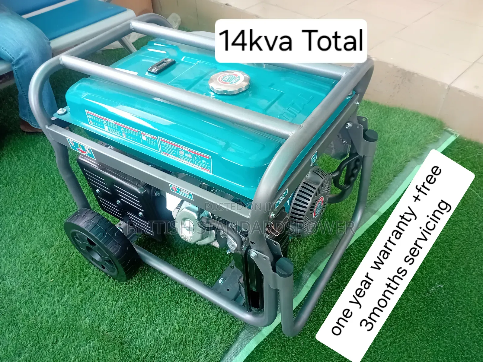 Single Phase 14kva Petrol 16000watt Total Generator