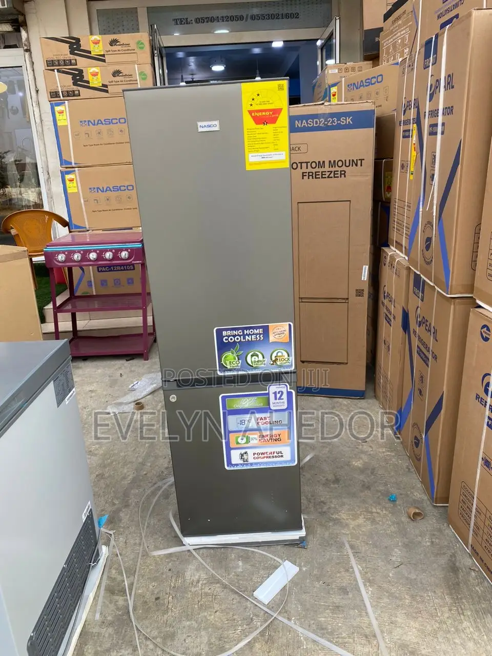 Quality Nasco Bottom Freezer 170liters Available