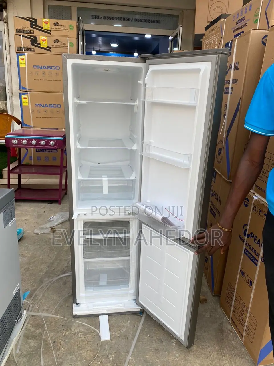 Quality Nasco Bottom Freezer 170liters Available