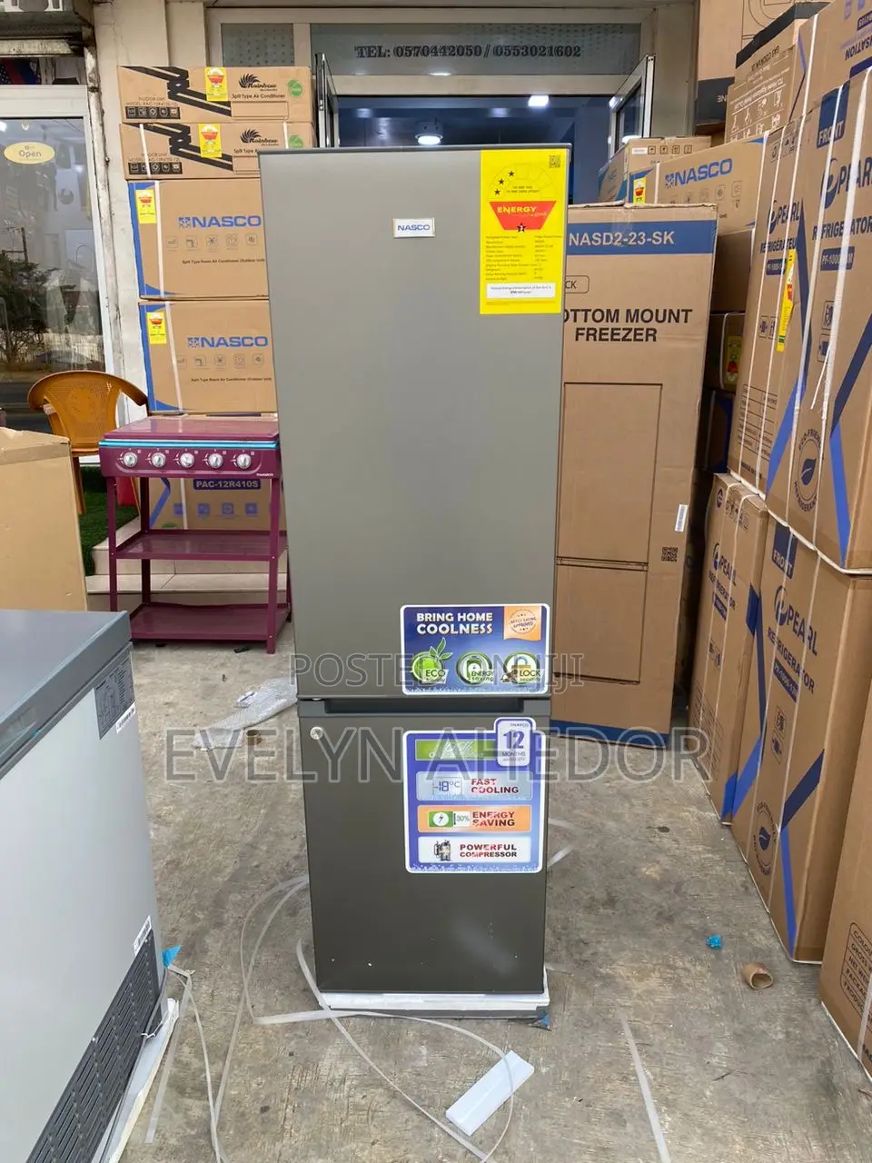 Quality Nasco Bottom Freezer 170liters Available