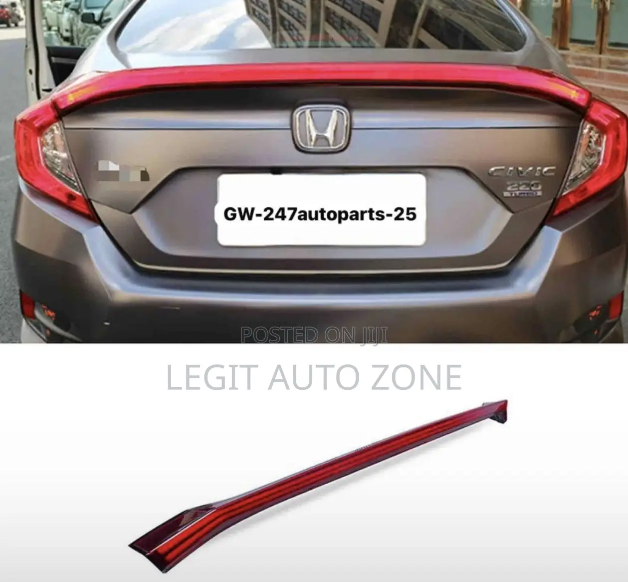 Honda Civic 2016,2018,2017,2020 Boot LED