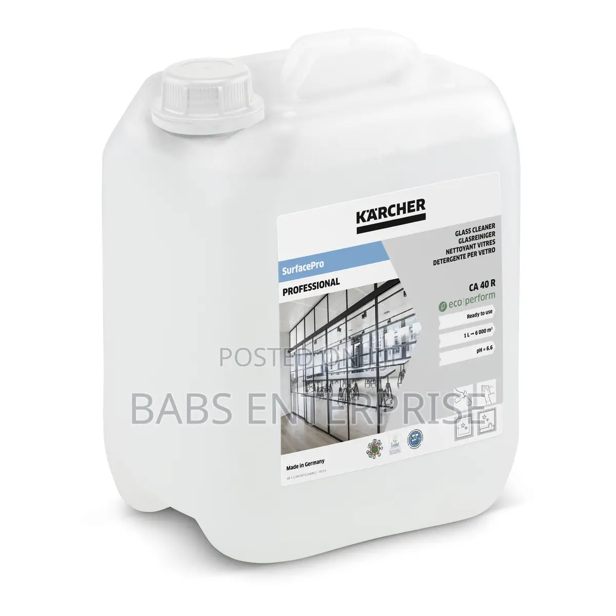 Karcher Surfacepro Glass Cleaner CA 40 R Eco!Perform, 5l