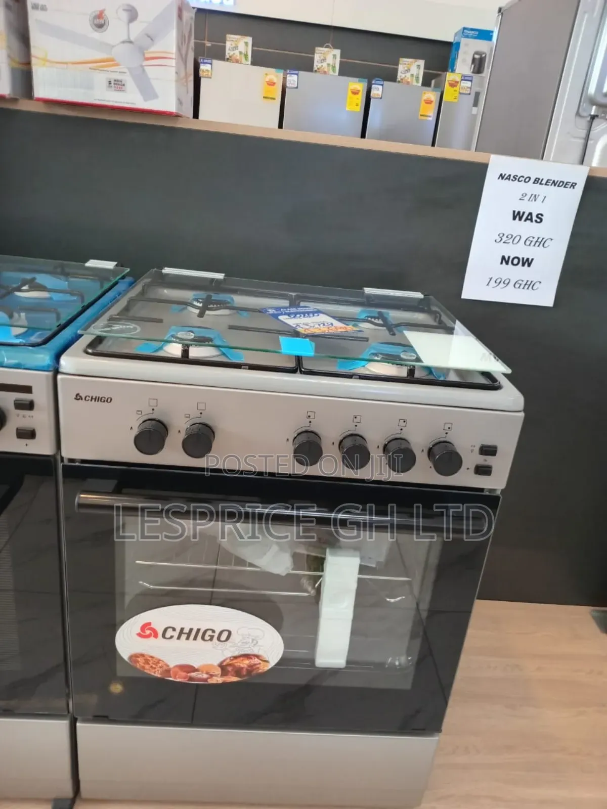 Chigo 60x60 Cooker - Auto Ignite Grill