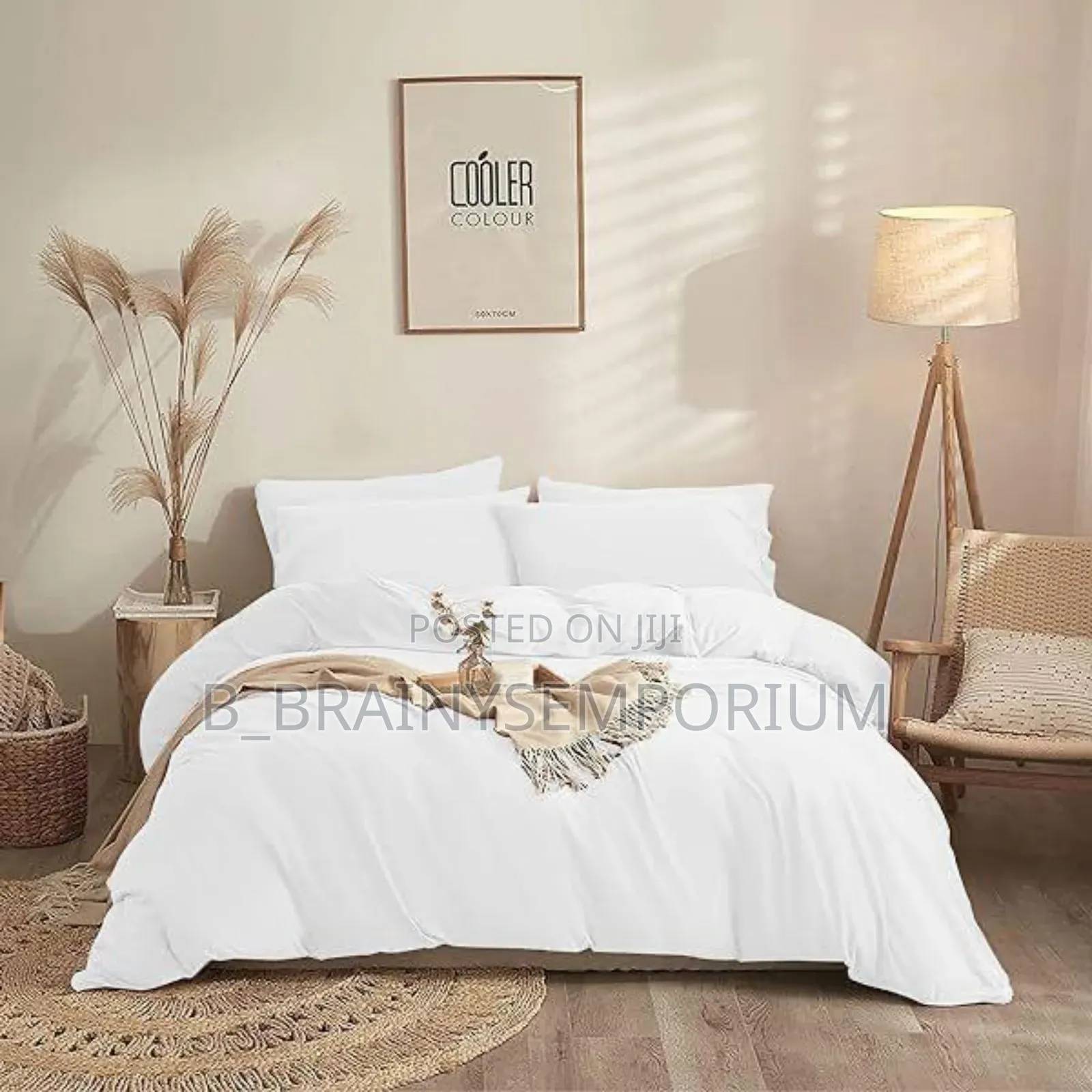 All White Detachable Duvet for King/Queen/Double Bed
