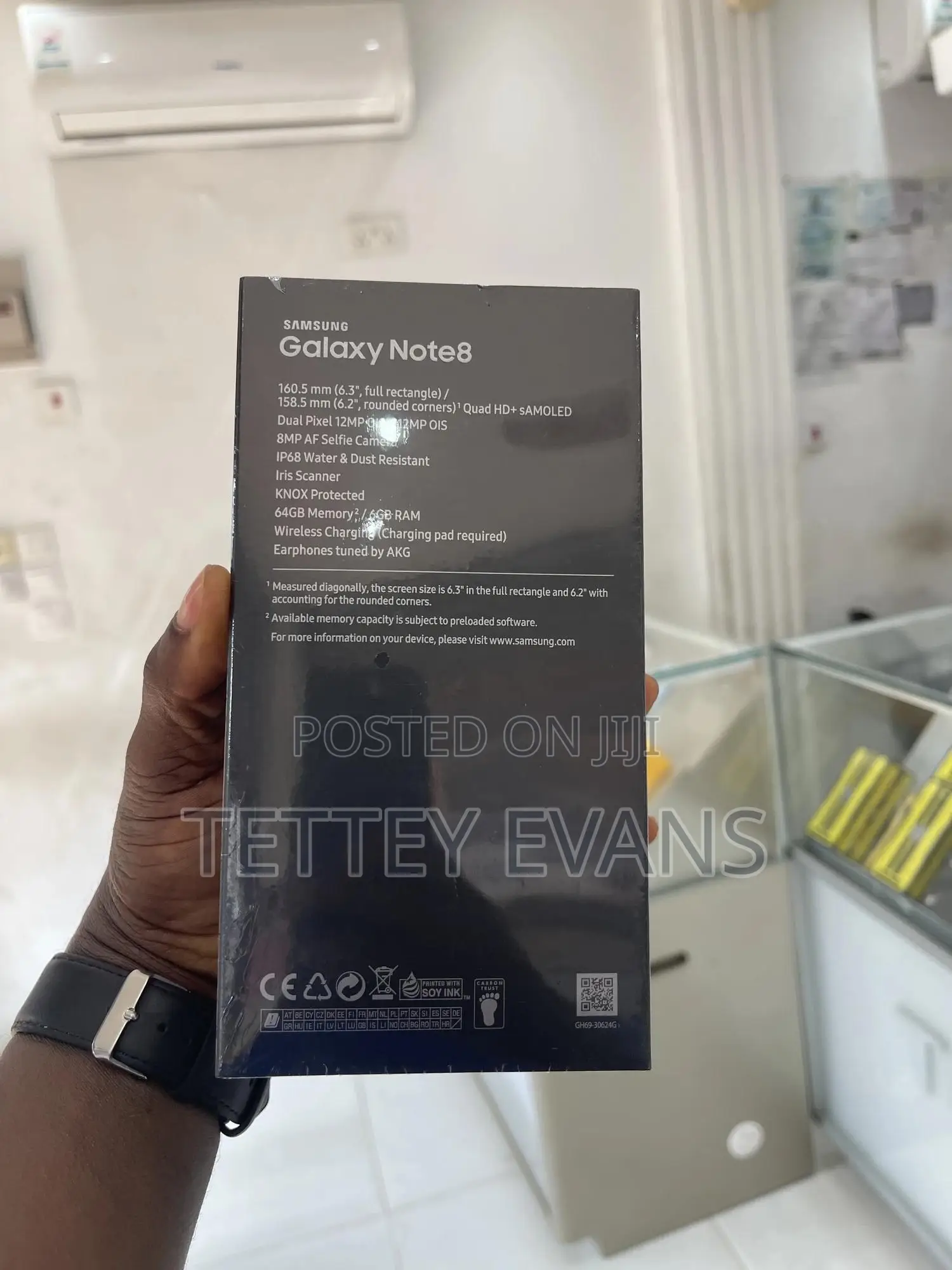 New Samsung Galaxy Note 8 64 GB Black