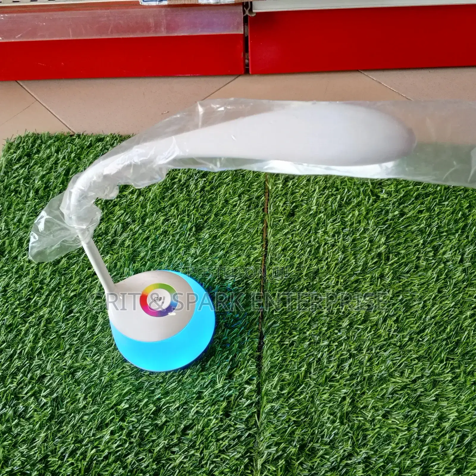 Desk Lamp Roll RGB White Rechargeable Colour Changing LED