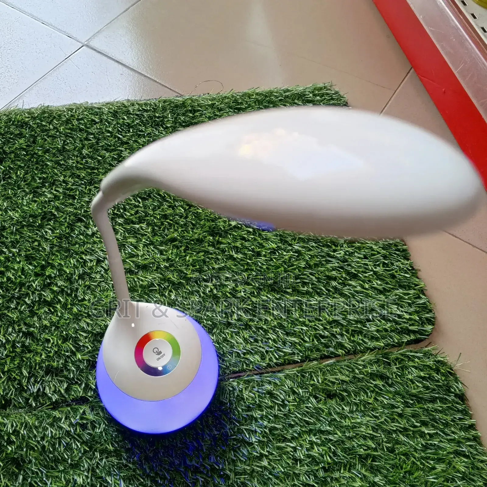 Desk Lamp Roll RGB White Rechargeable Colour Changing LED