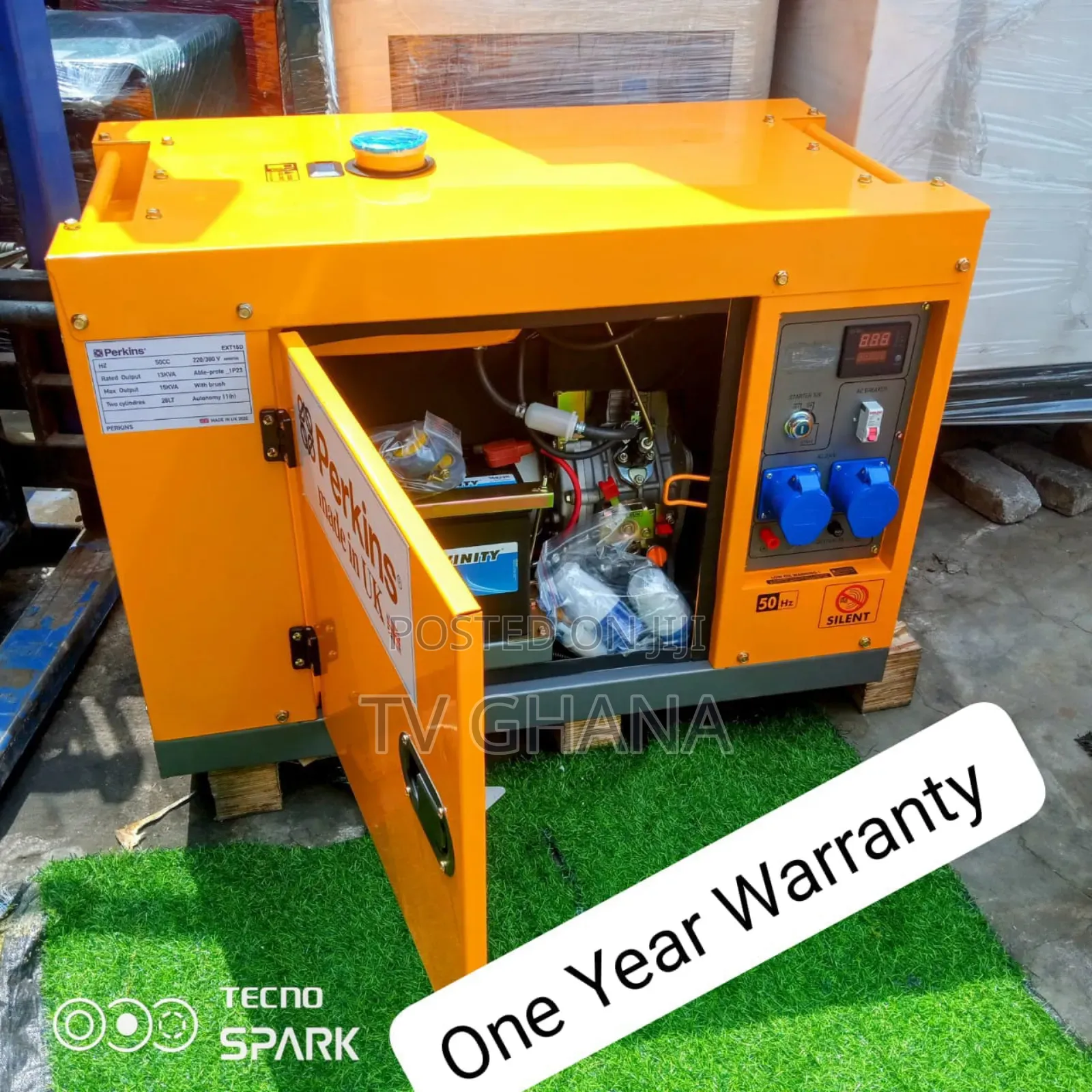 15kva 16500W Perkins Generator Silent Diesel Generator UK