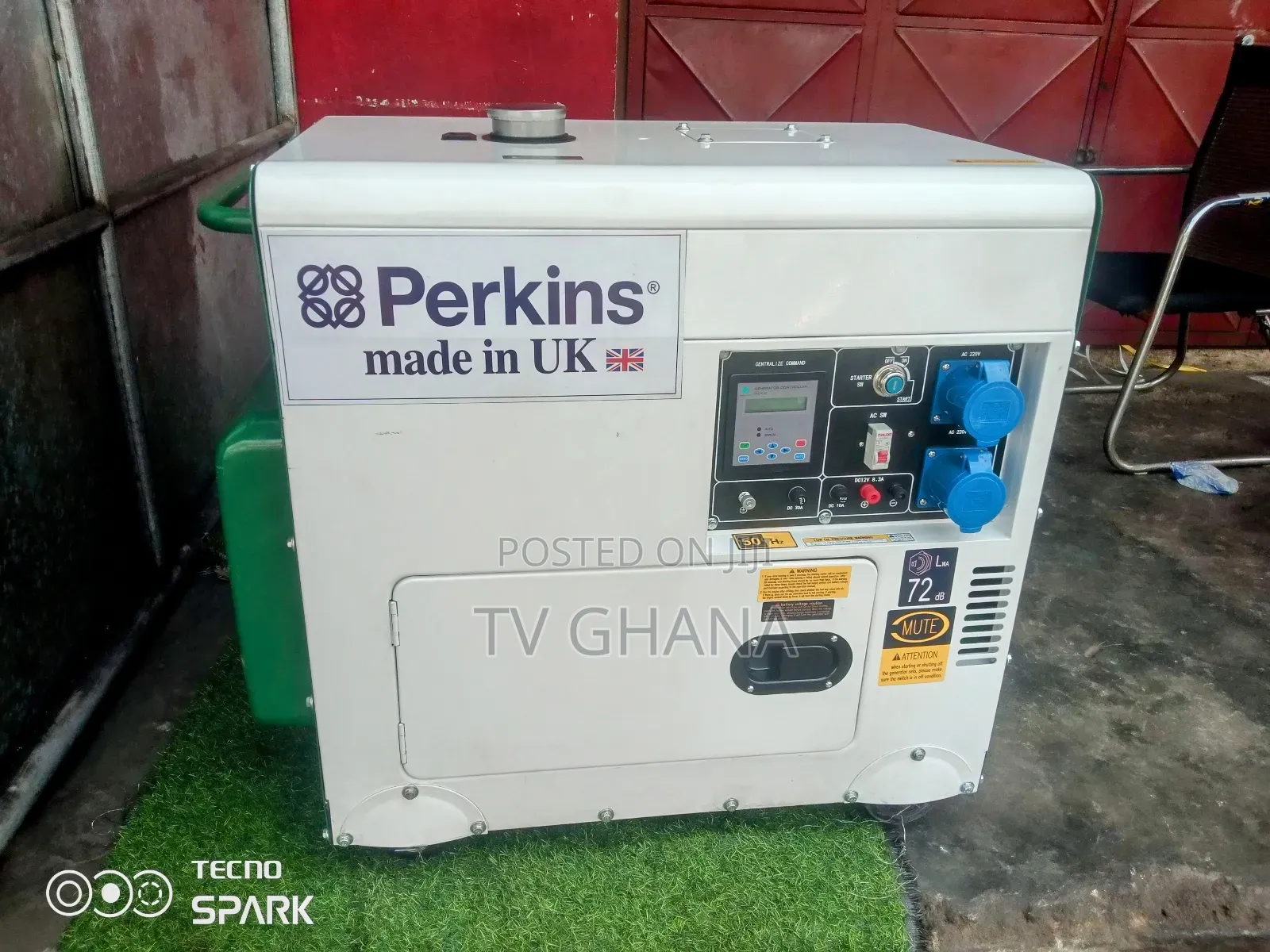 100% Copper Perkins Generator 15kva 16500W Silent Generator