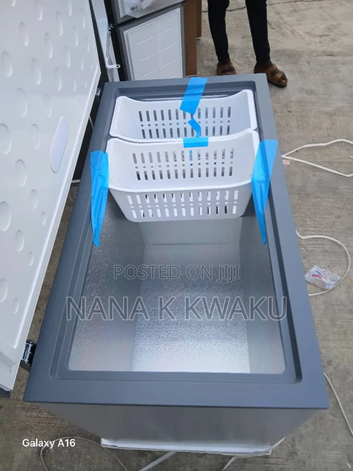 Key Lock_nasco 290litres Chest Freezer Silver VCM