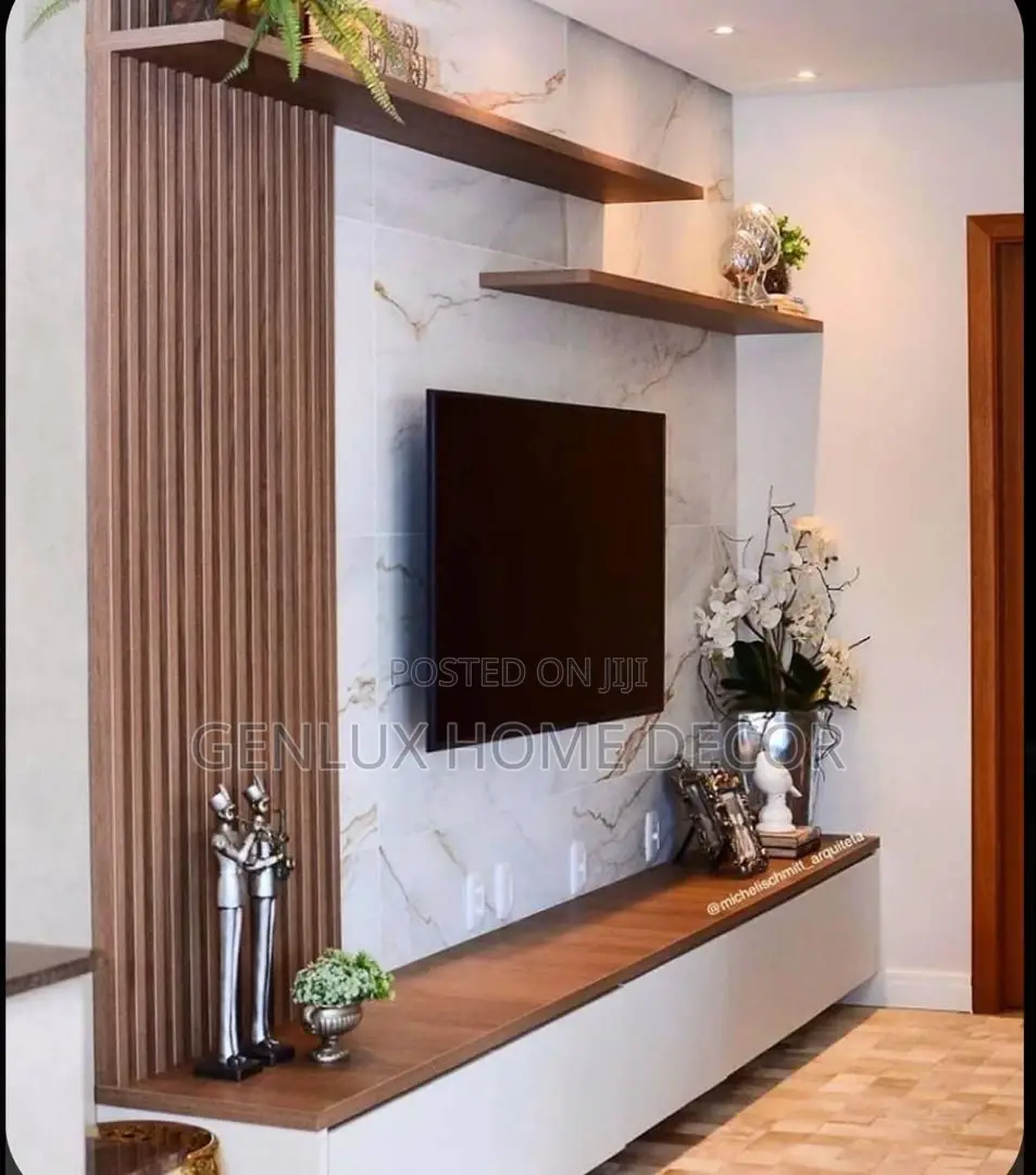 Floating TV Units With Touch-Control LED Lighting