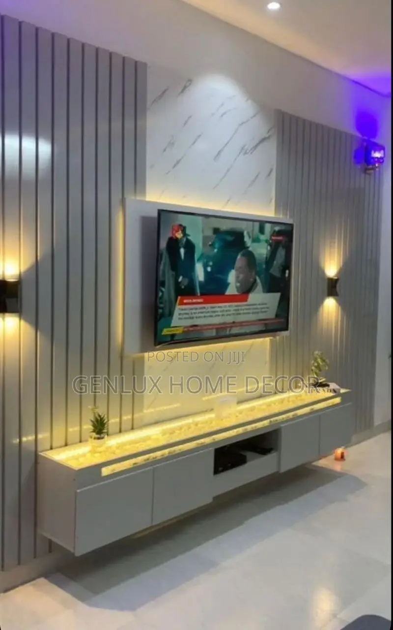 Floating TV Units With Touch-Control LED Lighting