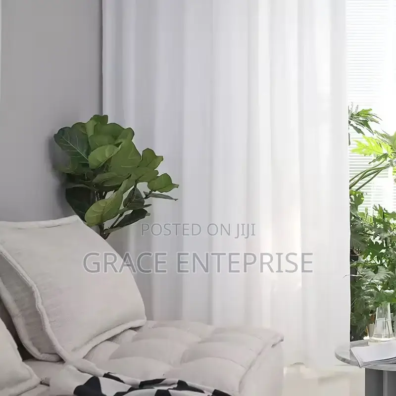 High Quality Voile Curtains Available in Diff Col