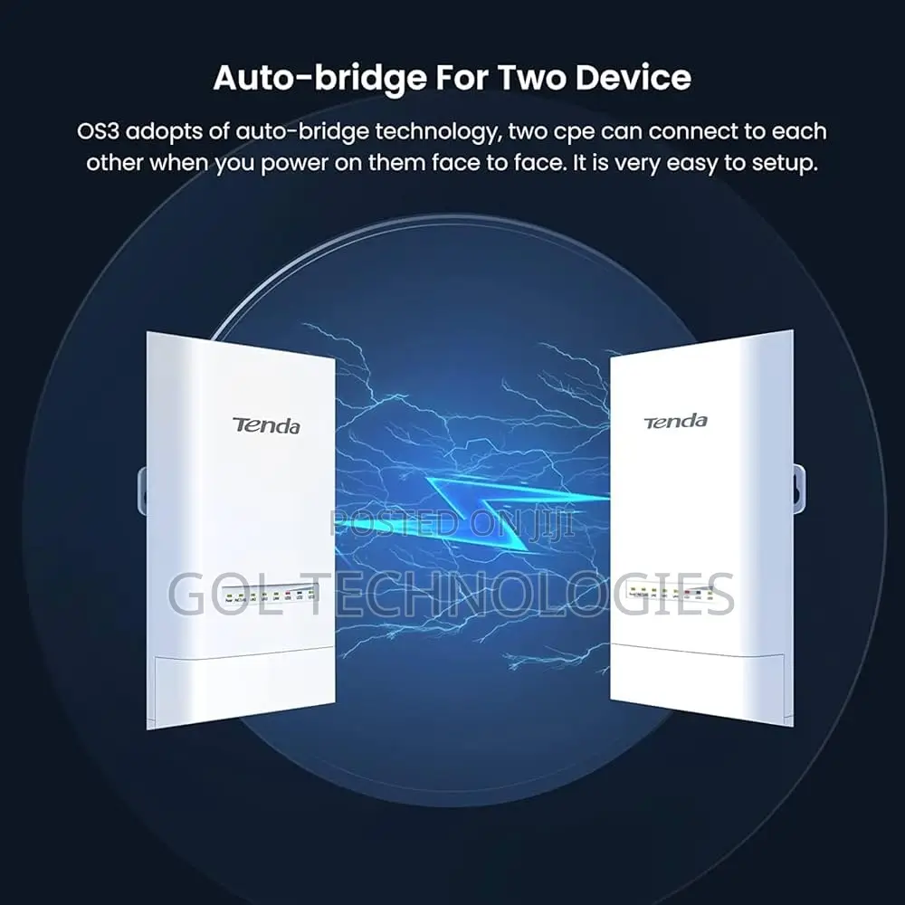 Tenda Access Point Os3 5ghz 12dbi 11ac 867mbps Outdoor Cpe