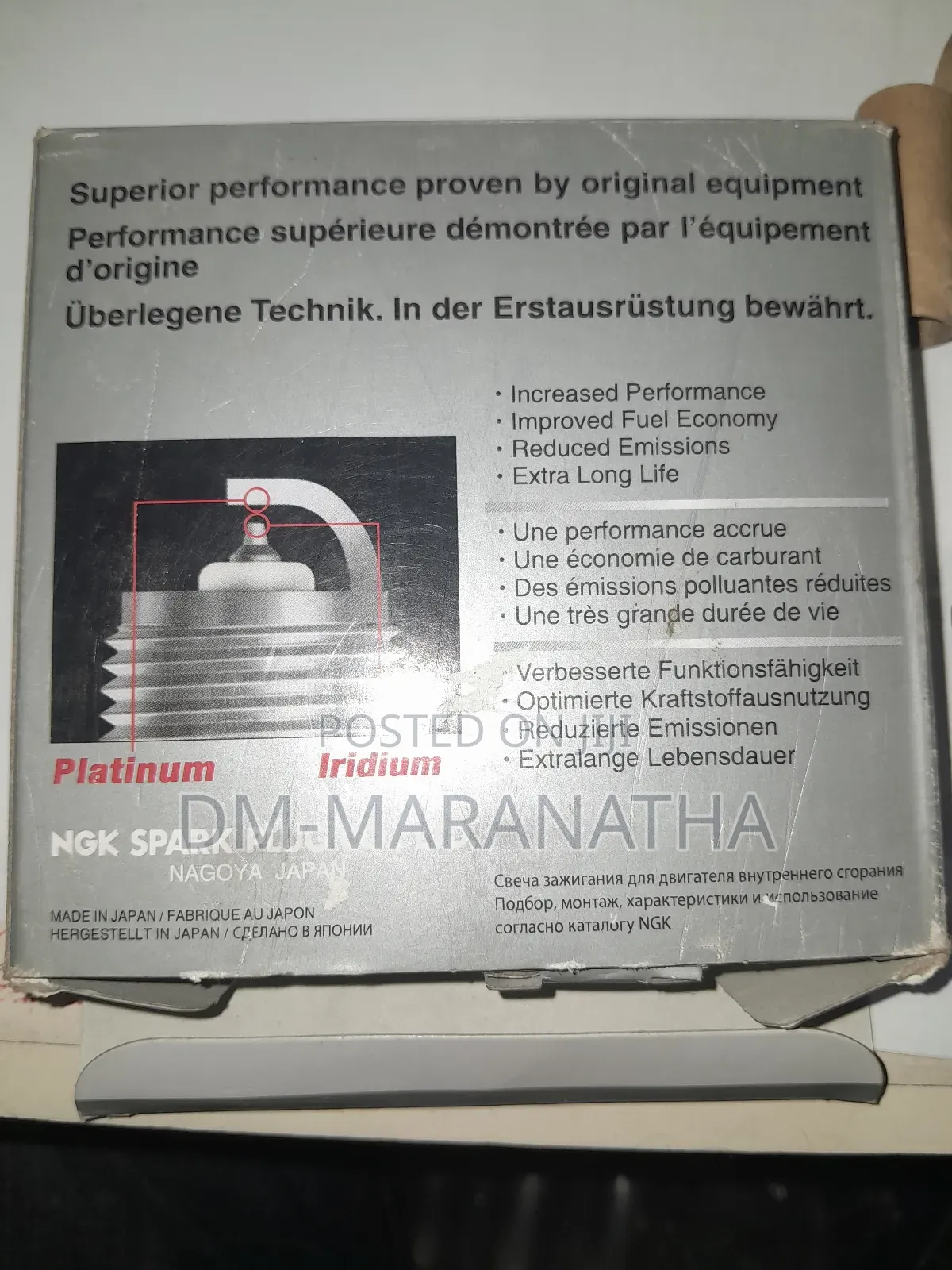 NGK Spark Plugs Double Iridium 14/14