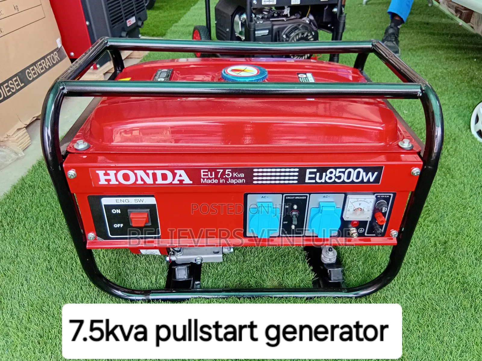 Powerful Honda Petrol Generator Pull Start 8500watt