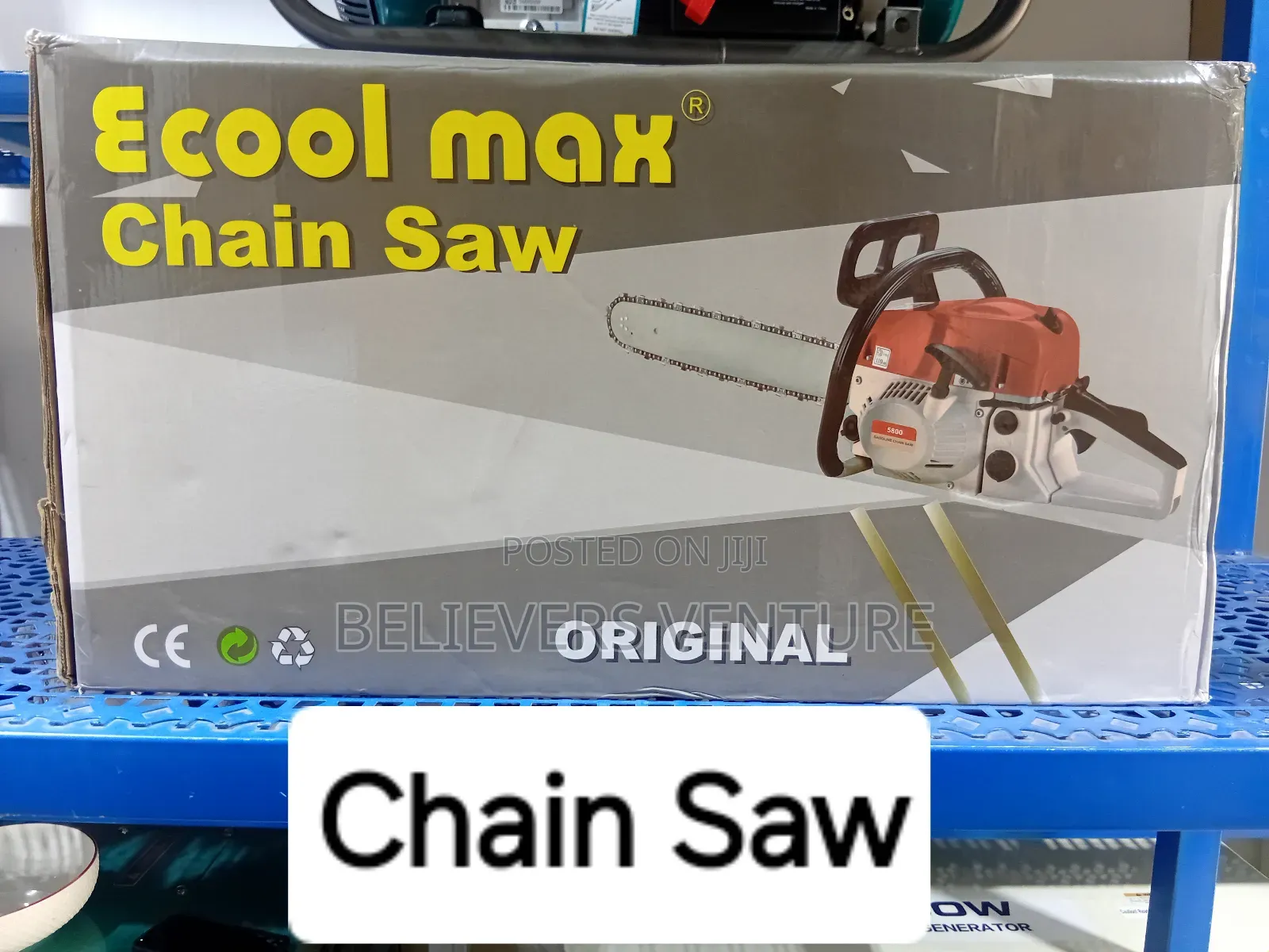 Powerful and Sharp Ecoolmax Chain Saw Japan Made