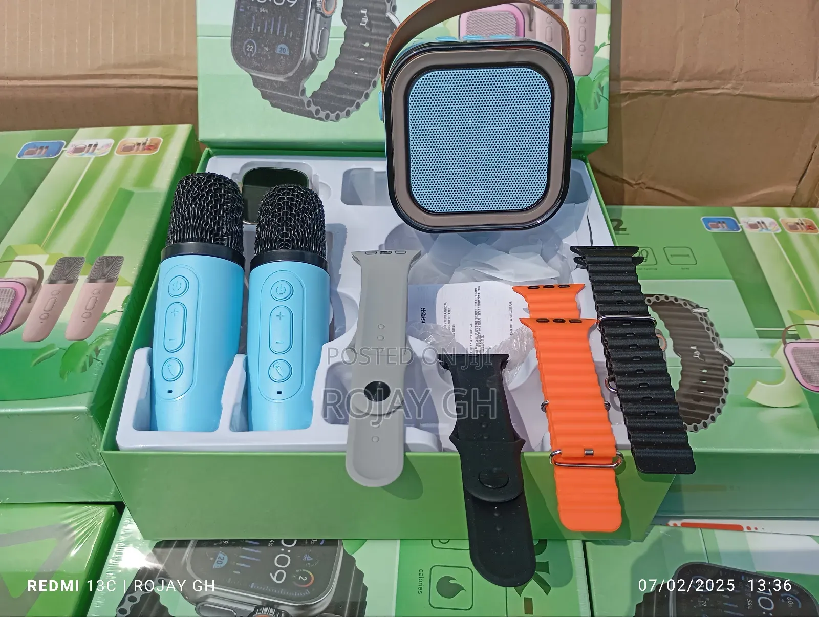 Ok-2 Smartwatch With Kareoke Speaker Mics