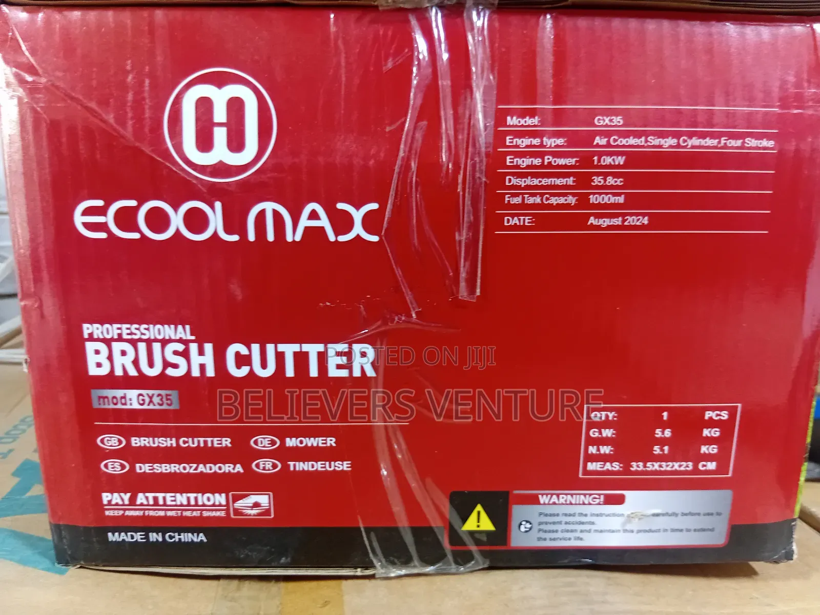 1.0kva Ecoolmax Bush Cutter Powerful Japan Modelbush Cutter