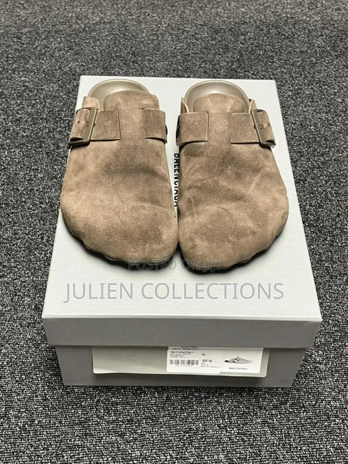 Balenciaga Slides Brown