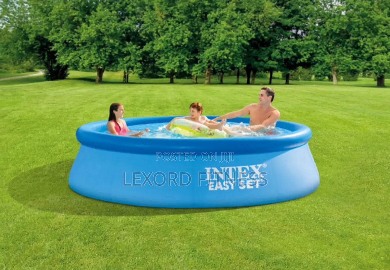 Intex Inflatable Pool Round 12.1ft 30x84cm With Pump