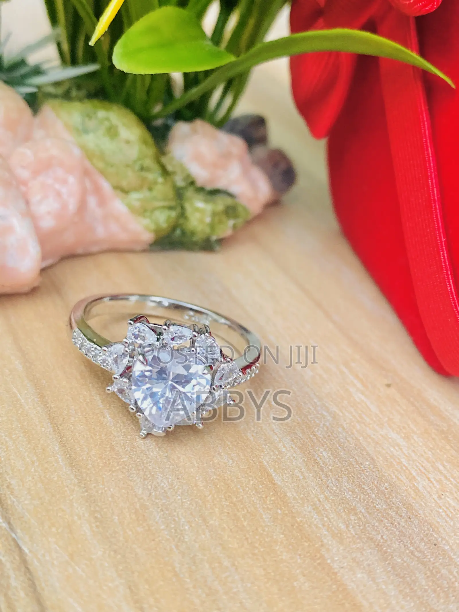 Love Heart Shaped Promise Ring