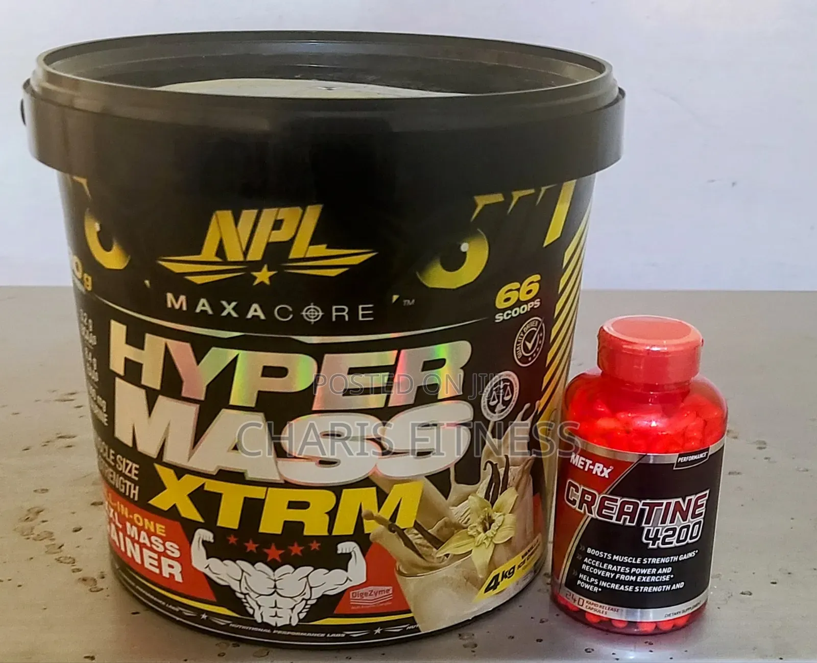 Hyper Mass Gainer XTRM + Metrx Creatine 4200