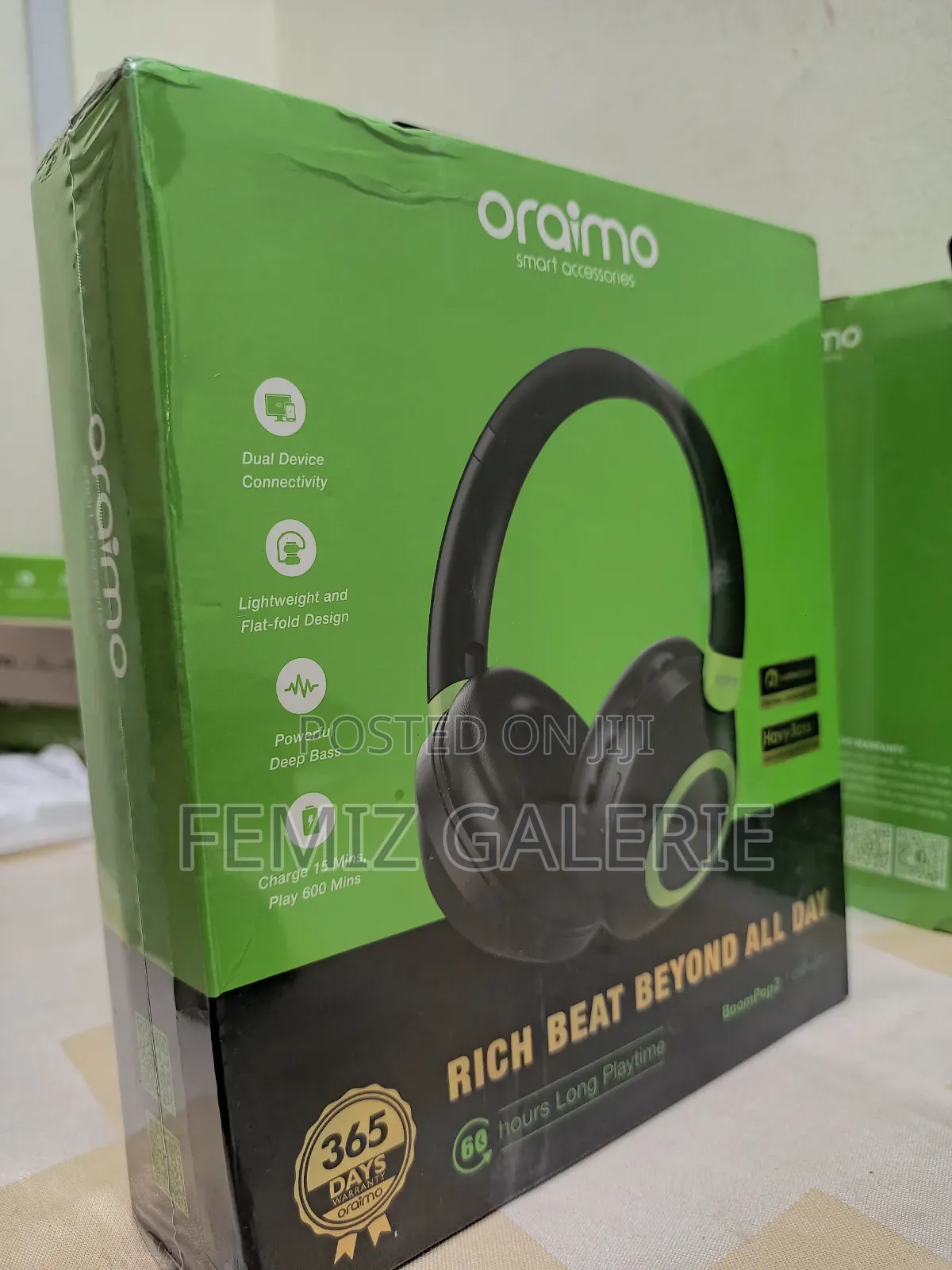 Oraimo Boompop 2 Enc Over-Ear Wireless Headphones